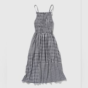United By Blue Smocked Gingham Dress Size Medium